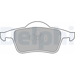  stabdžių trinkelių rinkinys, diskinis stabdys