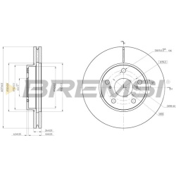  stabdžių diskas (1vnt)