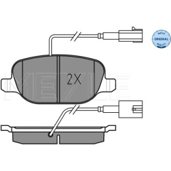  stabdžių trinkelių rinkinys, diskinis stabdys <small>MEYLE-ORIGINAL: True to OE.</small>