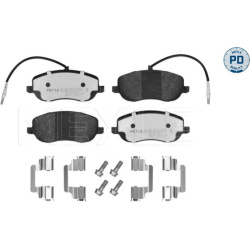  stabdžių trinkelių rinkinys, diskinis stabdys <small>MEYLE-PD: Advanced performance and design.</small>