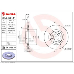  stabdžių diskas (1vnt) <small>PRIME LINE - UV Coated</small>