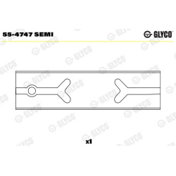  įvorės mažu galu, švaistiklis