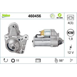 starteris <small>VALEO RE-GEN REMANUFACTURED</small>