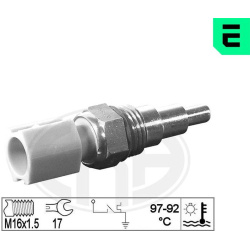  temperatūros jungiklis, radiatoriaus ventiliatorius