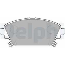  stabdžių trinkelių rinkinys, diskinis stabdys