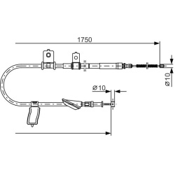  trosas, stovėjimo stabdys