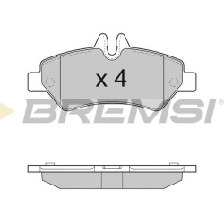  stabdžių trinkelių rinkinys, diskinis stabdys