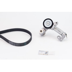  V formos rumbuotas diržas, komplektas