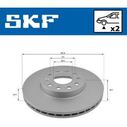  stabdžių diskas (1vnt)