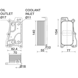  alyvos aušintuvas, variklio alyva <small>BEHR *** PREMIUM LINE ***</small>