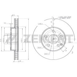  stabdžių diskas (1vnt)
