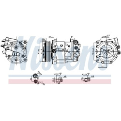  kompresorius, oro kondicionierius <small>** FIRST FIT **</small>