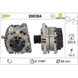  kintamosios srovės generatorius <small>VALEO CORE-FLEX</small>