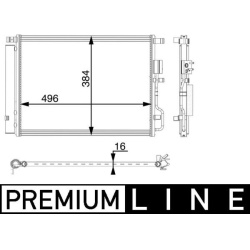  kondensatorius, oro kondicionierius <small>BEHR *** PREMIUM LINE ***</small>