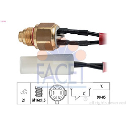  temperatūros jungiklis, radiatoriaus ventiliatorius <small>Made in Italy - OE Equivalent</small>