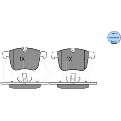  stabdžių trinkelių rinkinys, diskinis stabdys <small>MEYLE-ORIGINAL: True to OE.</small>