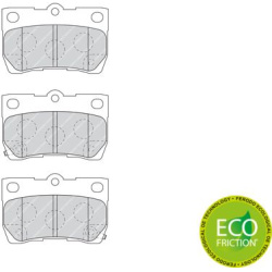  stabdžių trinkelių rinkinys, diskinis stabdys <small>PREMIER ECO FRICTION</small>