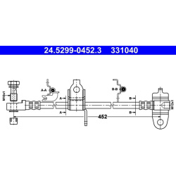  stabdžių žarnelė