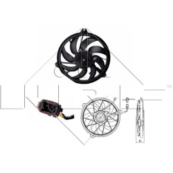  ventiliatorius, radiatoriaus