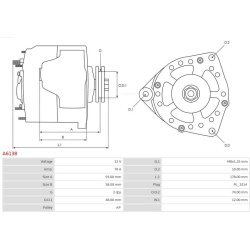  kintamosios srovės generatorius <small>AS</small>