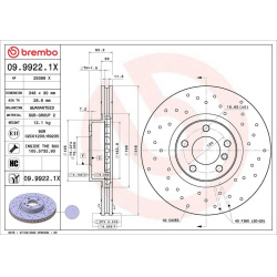  stabdžių diskas (1vnt) <small>XTRA LINE - Xtra</small>