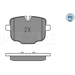  stabdžių trinkelių rinkinys, diskinis stabdys <small>MEYLE-PD: Advanced performance and design.</small>