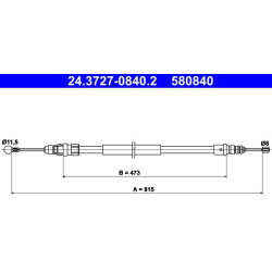  trosas, stovėjimo stabdys