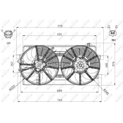  ventiliatorius, radiatoriaus
