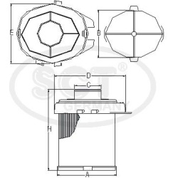  oro filtras <small>SB 090</small>