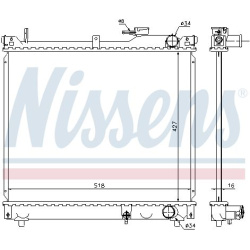  radiatorius, variklio aušinimas <small>** FIRST FIT **</small>