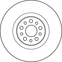 stabdžių diskas (1vnt) <small>TRW SINGLE</small>
