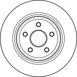  stabdžių diskas (1vnt) <small>TRW SINGLE</small>