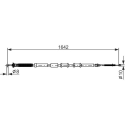  trosas, stovėjimo stabdys