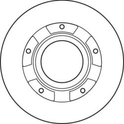  stabdžių diskas (1vnt) <small>TRW SINGLE</small>
