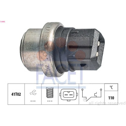  temperatūros jungiklis, aušinimo skysčio įspėjimo lemputė <small>Made in Italy - OE Equivalent</small>