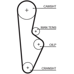  paskirstymo diržas <small>PowerGrip™</small>