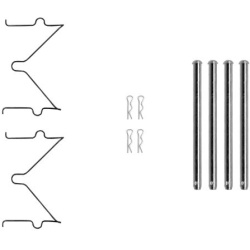  priedų komplektas, diskinių stabdžių trinkelės