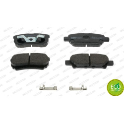  stabdžių trinkelių rinkinys, diskinis stabdys <small>PREMIER ECO FRICTION</small>