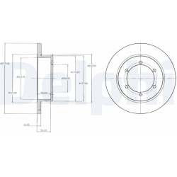  stabdžių diskas (1vnt)