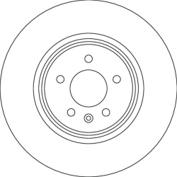  stabdžių diskas (1vnt) <small>TRW SINGLE</small>
