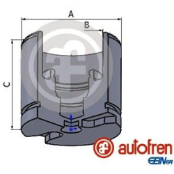  stūmoklis, stabdžių apkaba
