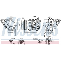  kompresorius, oro kondicionierius <small>** FIRST FIT **</small>