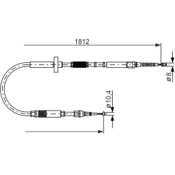  trosas, stovėjimo stabdys