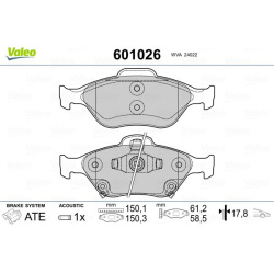  stabdžių trinkelių rinkinys, diskinis stabdys