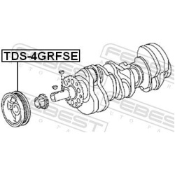 skriemulys, alkūninis velenas  skriemulys, alkūninis velenas