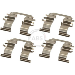  priedų komplektas, diskinių stabdžių trinkelės