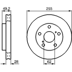 stabdžių diskas (1vnt)  stabdžių diskas (1vnt)