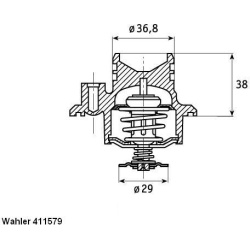  termostatas, aušinimo skystis