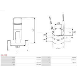  kontaktinis žiedas, generatorius <small>AS</small>