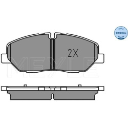  stabdžių trinkelių rinkinys, diskinis stabdys <small>MEYLE-PD: Advanced performance and design.</small>